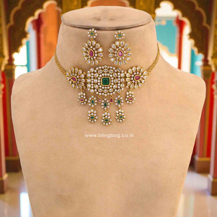 Multicolor Brienne Victorian Jewellery Set - New Arrival