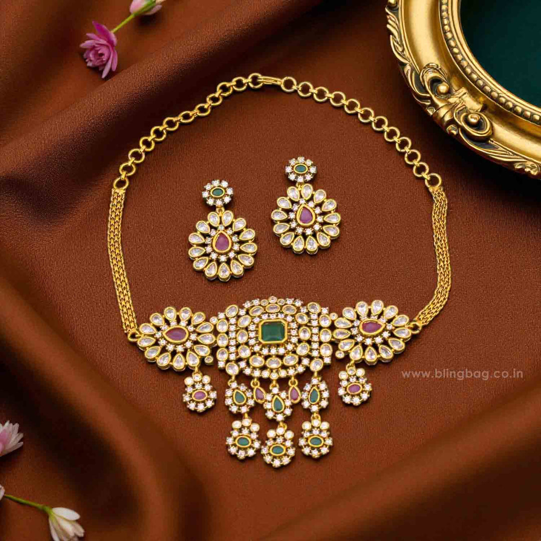 Multicolor Brienne Victorian Jewellery Set - New Arrival