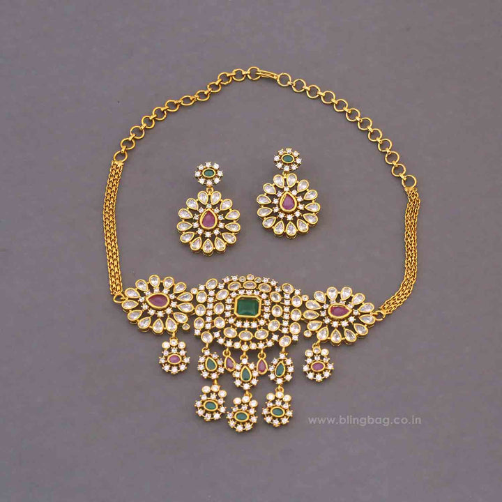 Multicolor Brienne Victorian Jewellery Set - New Arrival