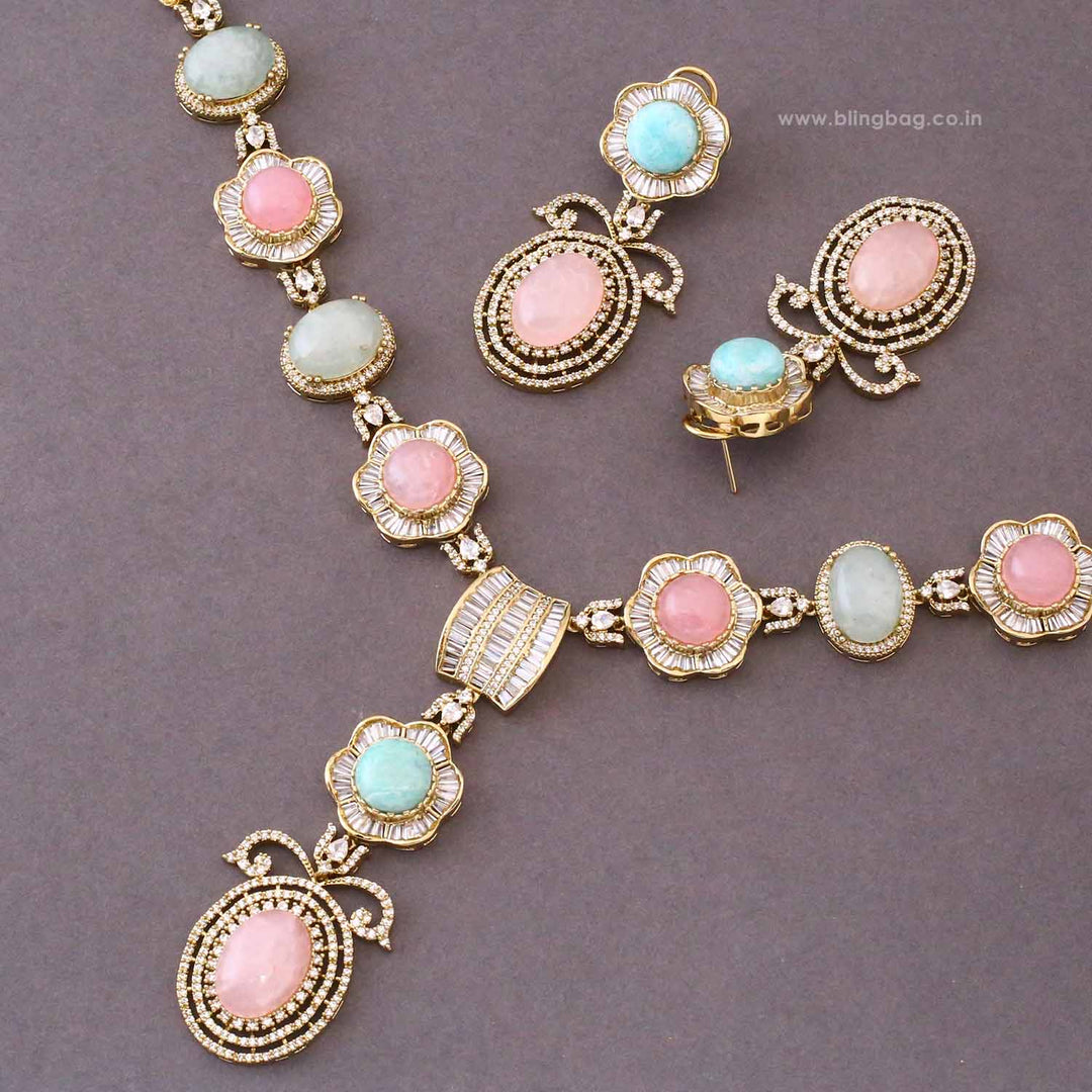 Multicolor Cara Victorian Jewellery Set - New Arrival