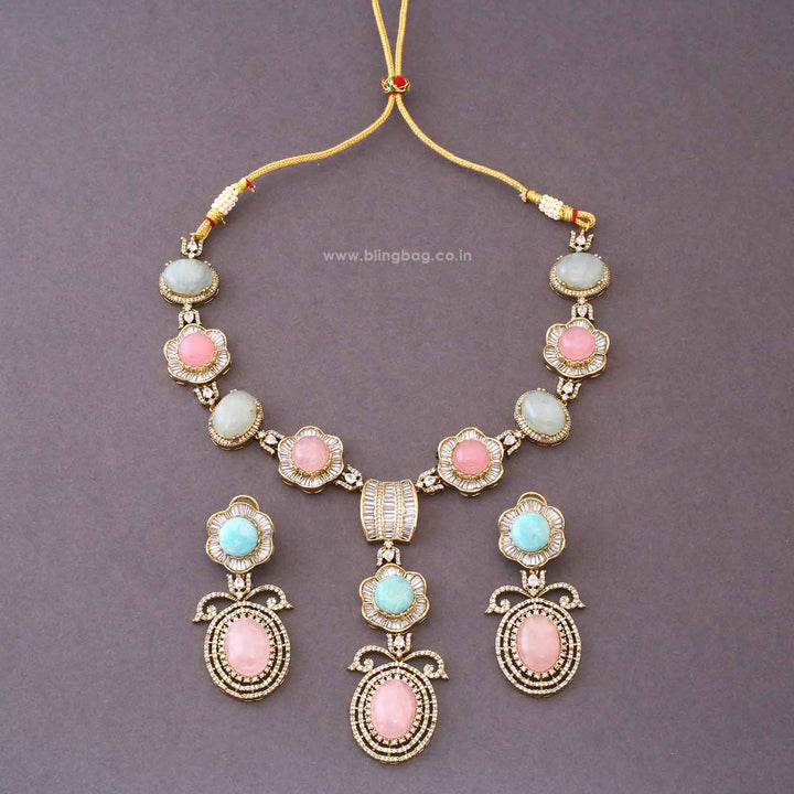 Multicolor Cara Victorian Jewellery Set - New Arrival