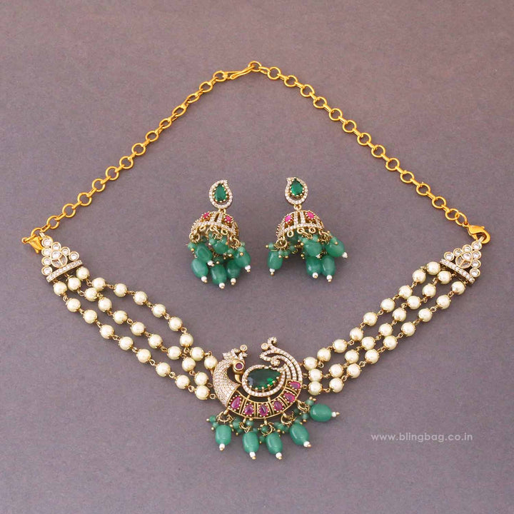 Multicolor Carina Victorian Jewellery Set - New Arrival