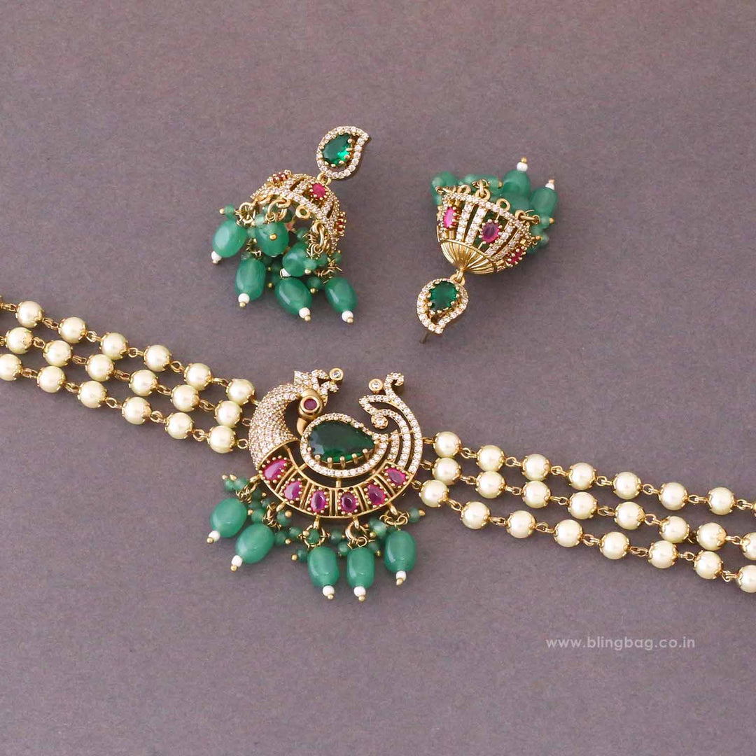 Multicolor Carina Victorian Jewellery Set - New Arrival