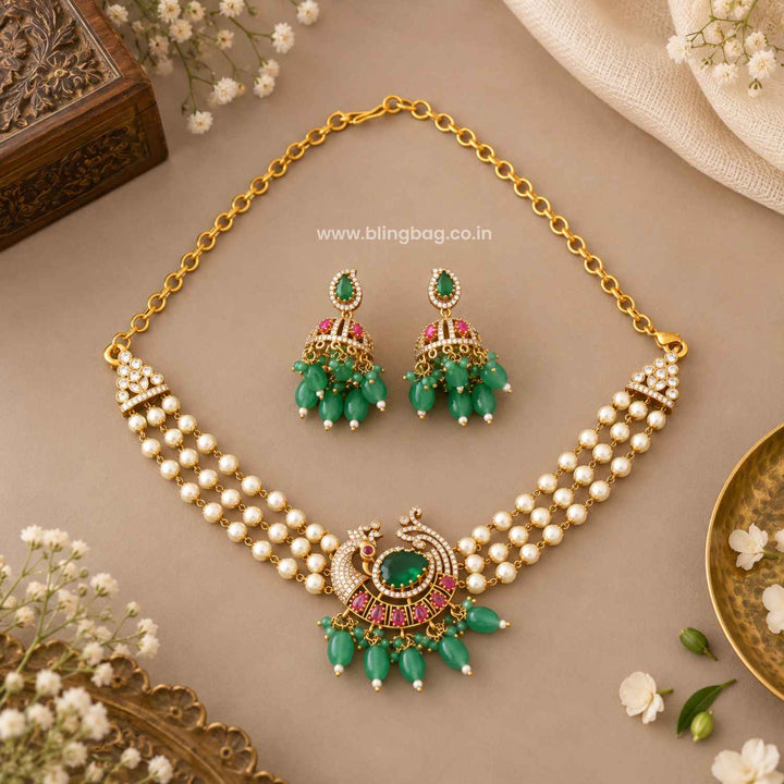 Multicolor Carina Victorian Jewellery Set - New Arrival