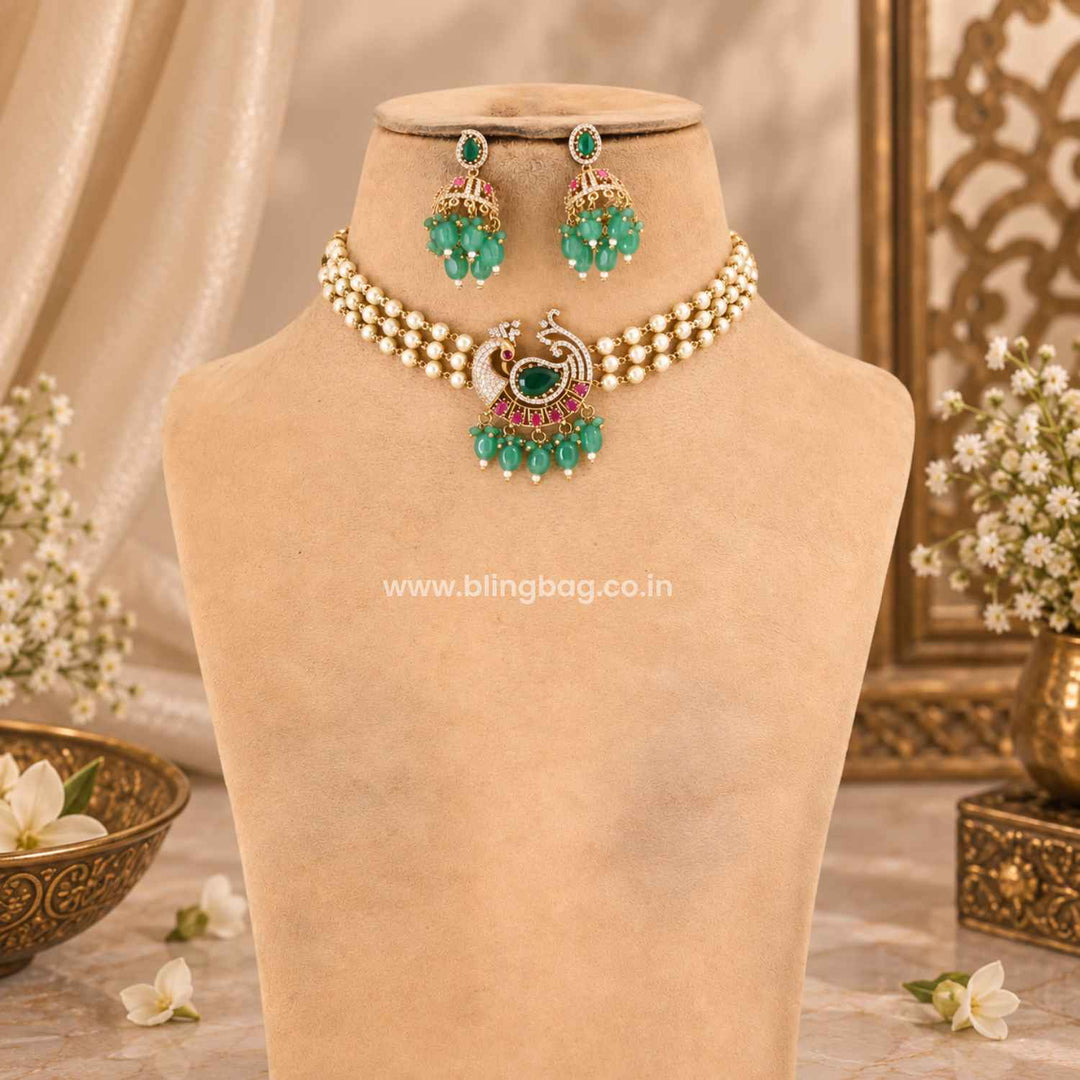 Multicolor Carina Victorian Jewellery Set - New Arrival