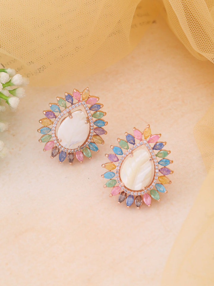 Multicolor Celena Zirconia Studs