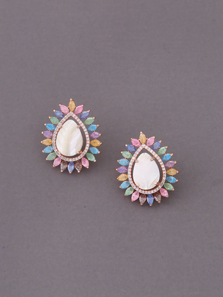 Multicolor Celena Zirconia Studs