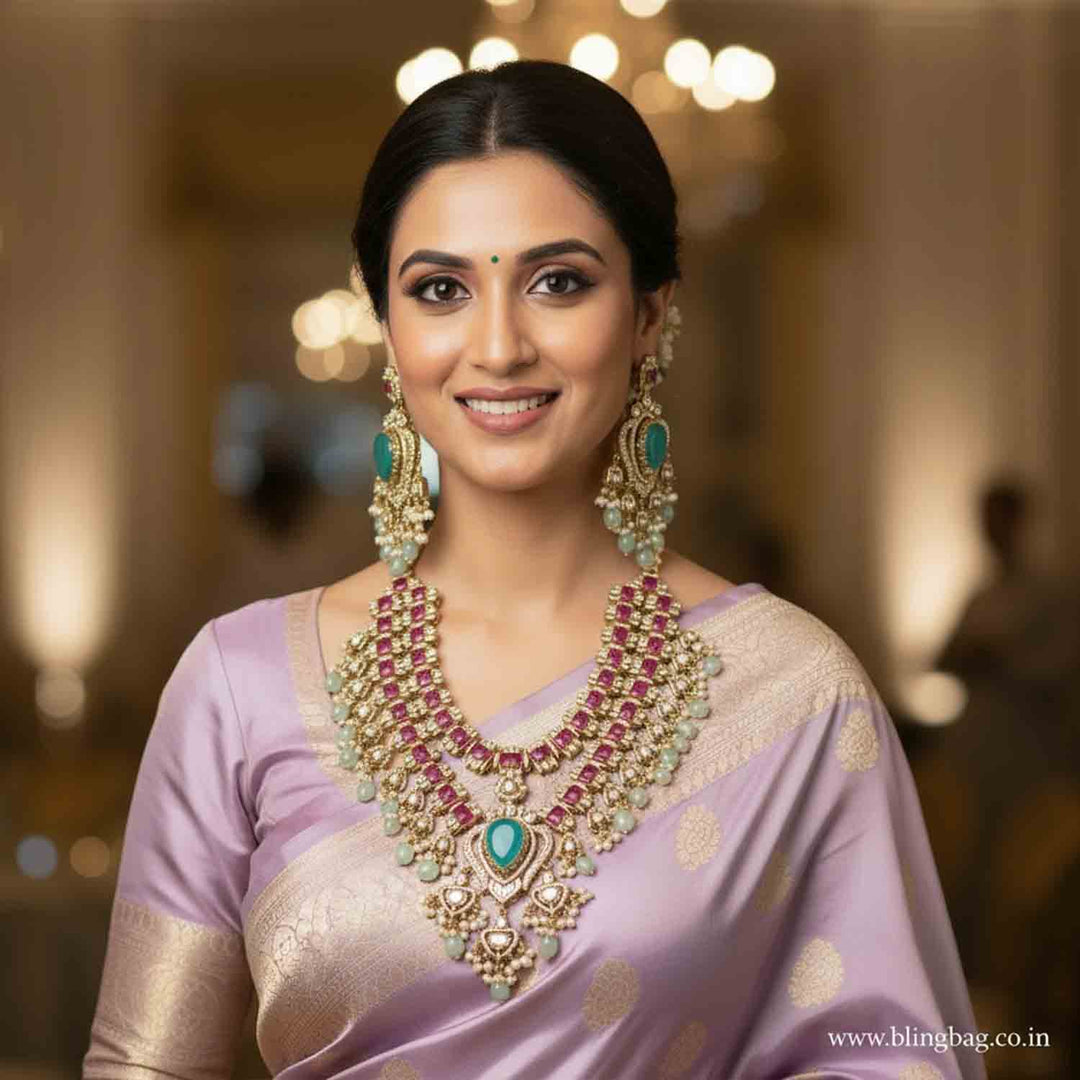 Multicolor Celinea Victorian Jewellery Set- New Arrivals