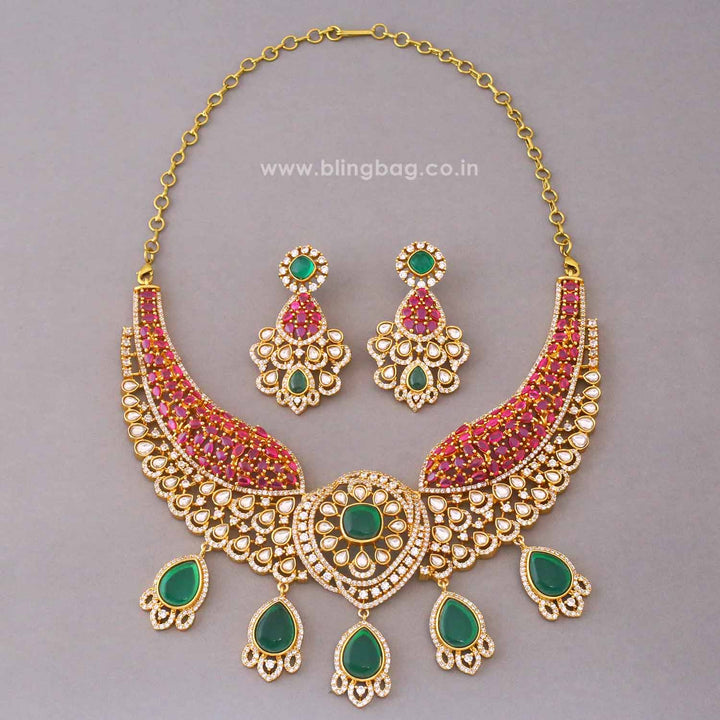 Multicolor Celinerose Victorian Jewellery Set - New Arrival