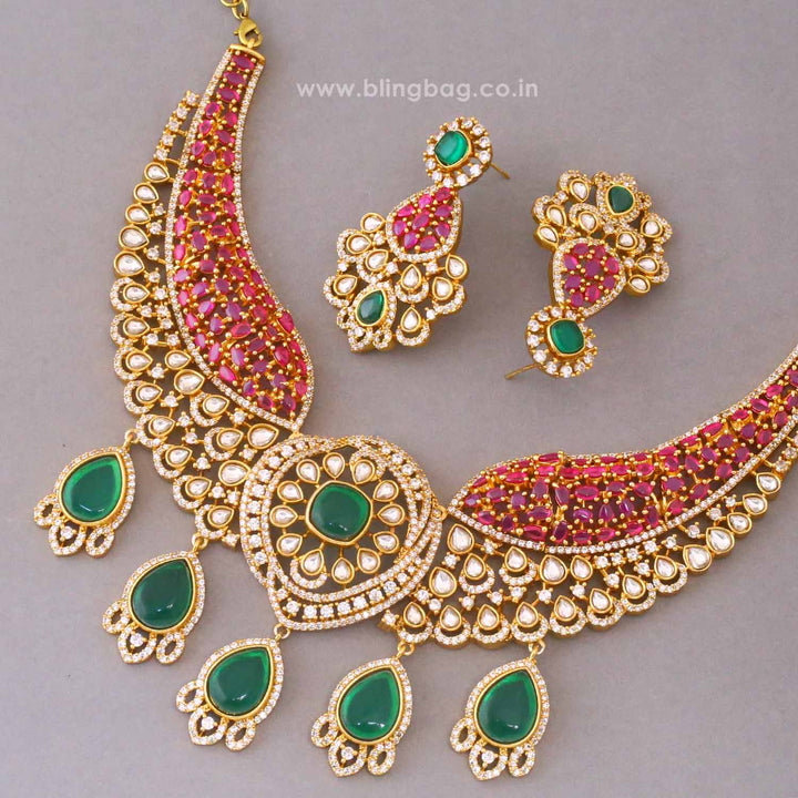 Multicolor Celinerose Victorian Jewellery Set - New Arrival