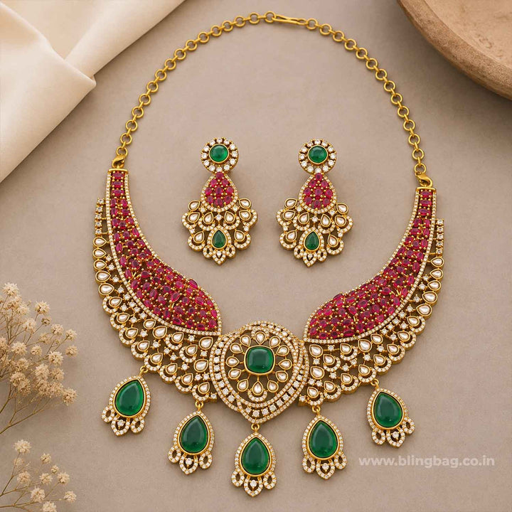 Multicolor Celinerose Victorian Jewellery Set - New Arrival
