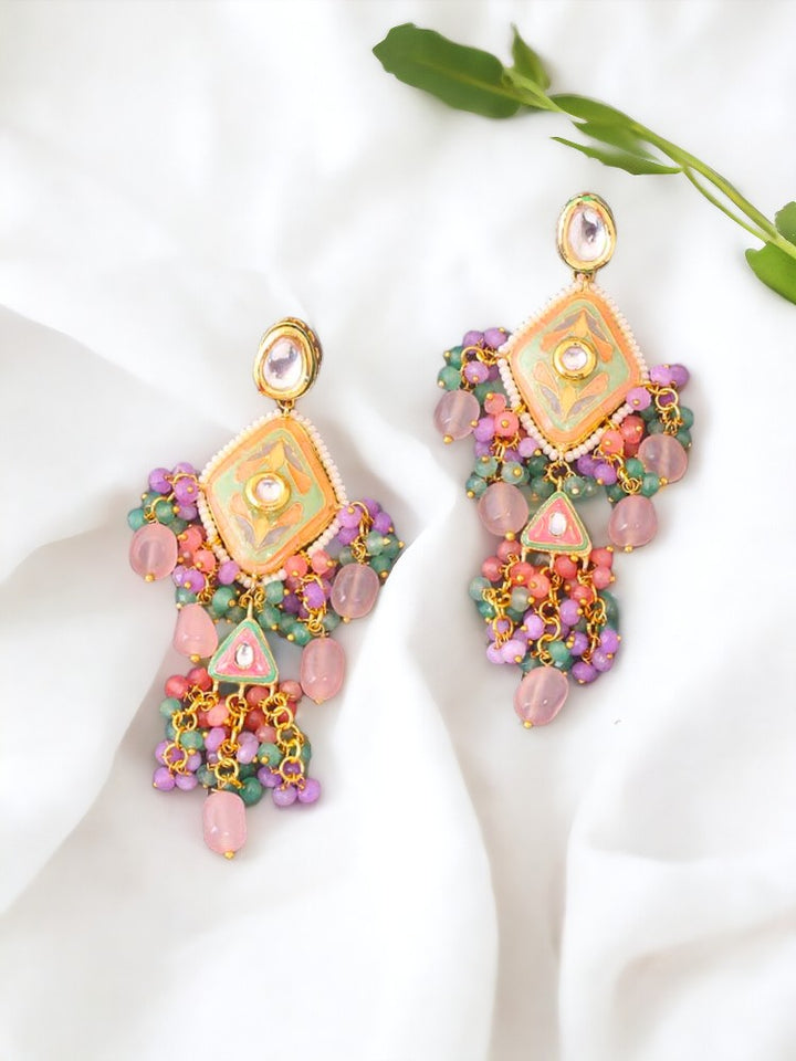 Multicolor Chanda Ethnic Danglers