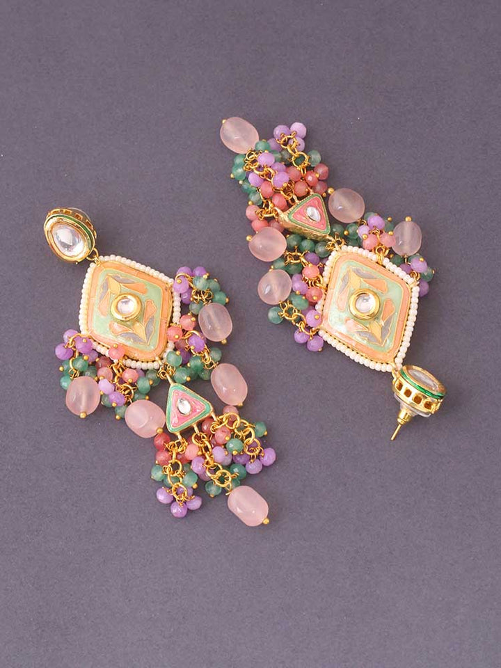 Multicolor Chanda Ethnic Danglers
