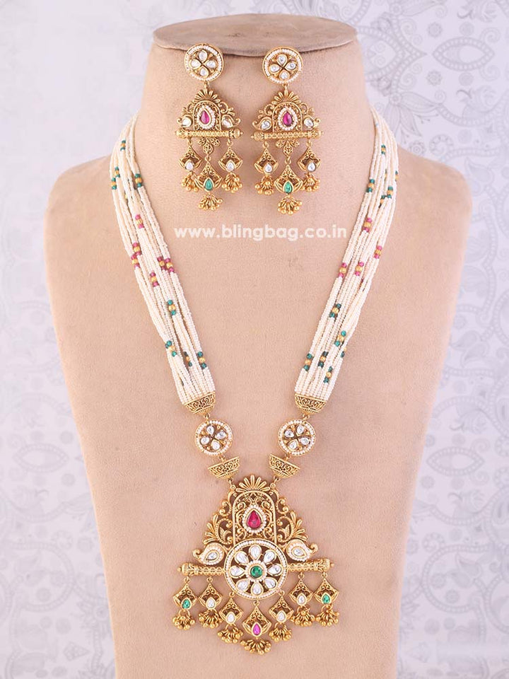 Multicolor Chhaya Rajwadi Set