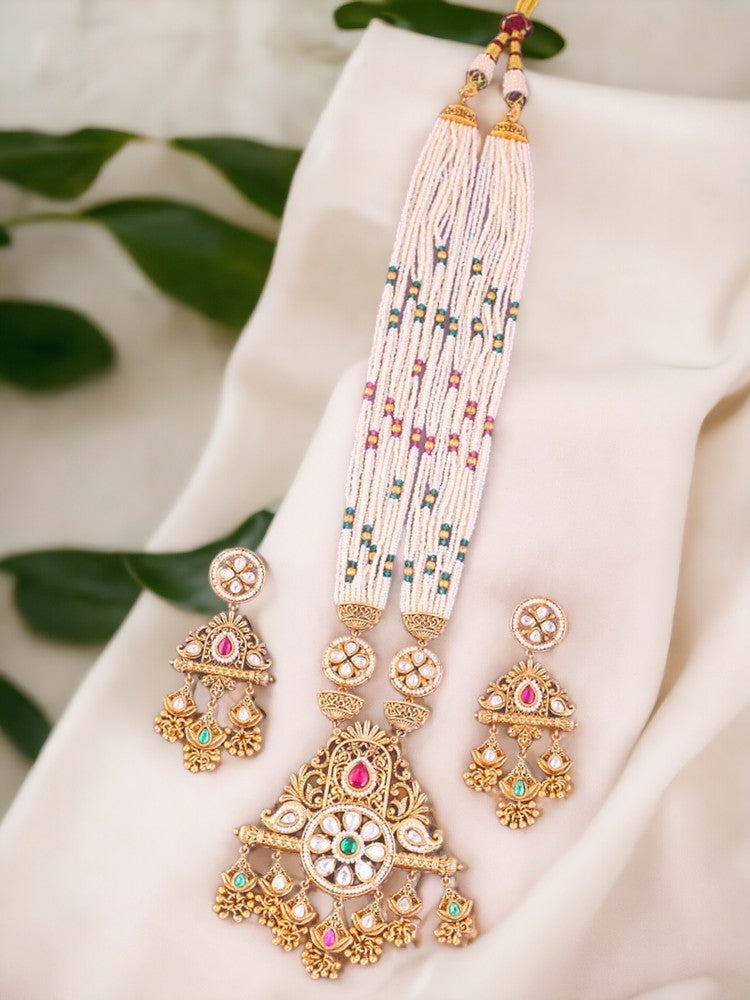 Multicolor Chhaya Rajwadi Set