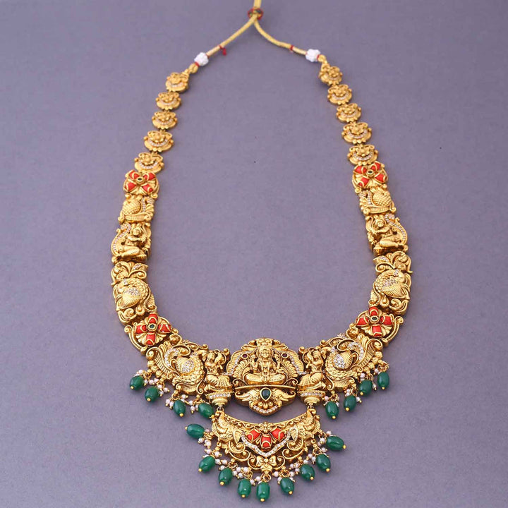 Multicolor Chittarupa Bridal Temple Jewellery Set- New Arrival