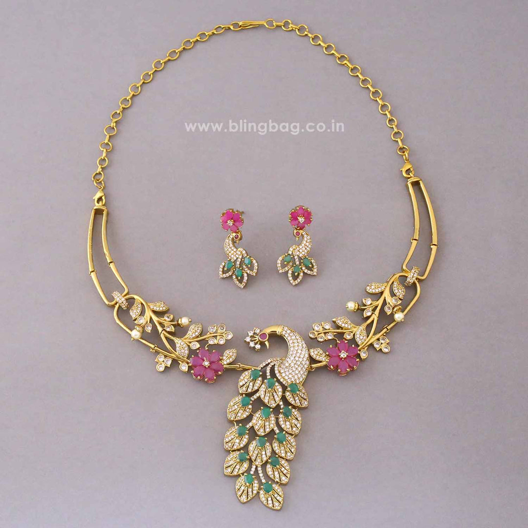 Multicolor Chloejoy Victorian Jewellery Set - New Arrival