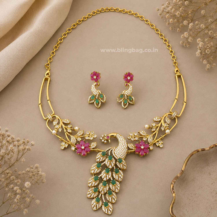 Multicolor Chloejoy Victorian Jewellery Set - New Arrival