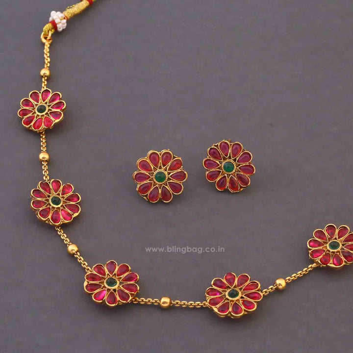 Multicolor Chumki Antique Jewellery Set - New Arrival