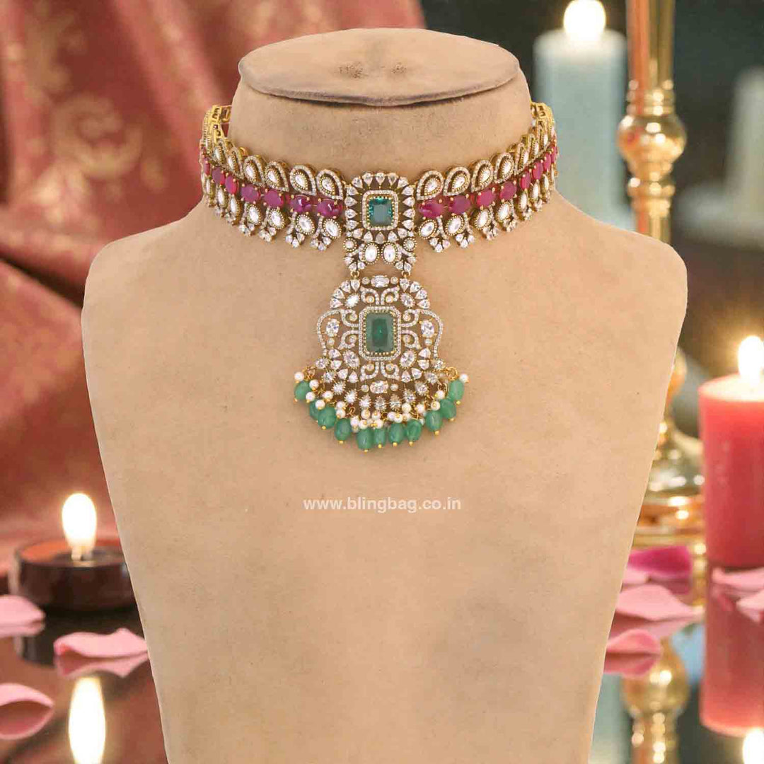 Multicolor Claireson Victorian Jewellery Set- New Arrivals