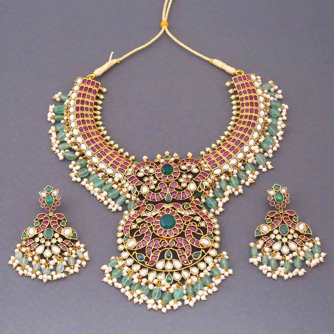 Multicolor Clarisse Antique Jewellery Set - New Arrival