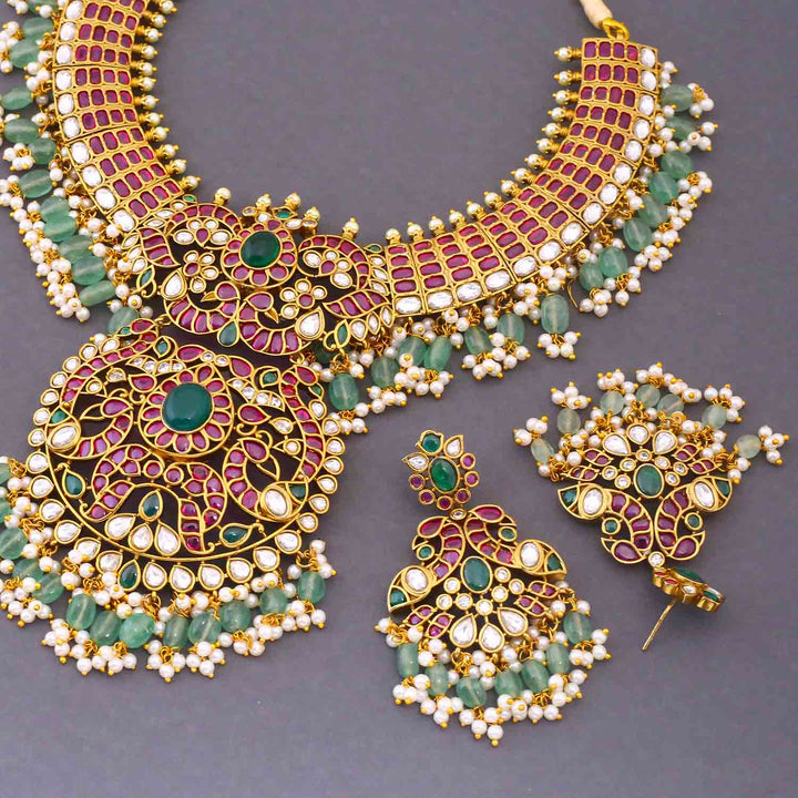 Multicolor Clarisse Antique Jewellery Set - New Arrival