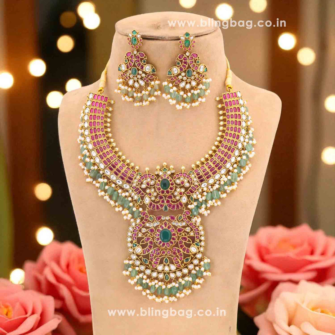 Multicolor Clarisse Antique Jewellery Set - New Arrival