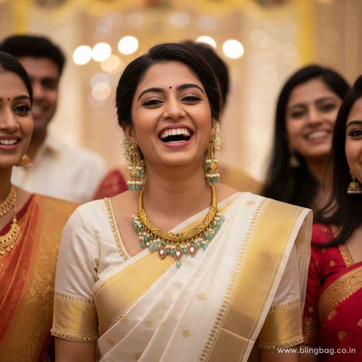 Multicolor Clarora Hasli Antique Jewellery Set - New Arrival