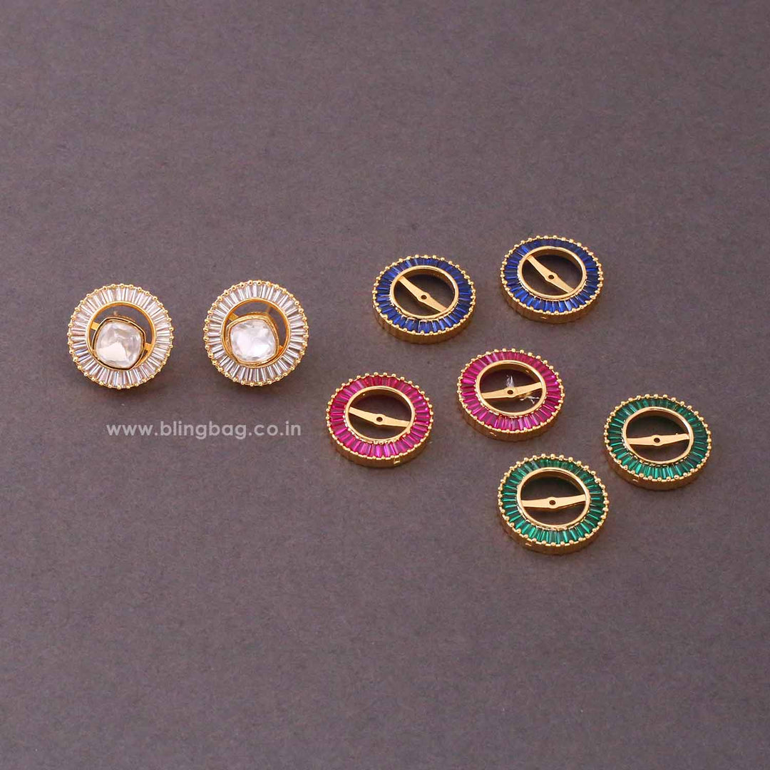 Multicolor Crystal Studs