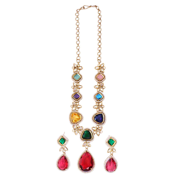 Multicolor Dagmar Victorian Jewellery Set - New Arrival