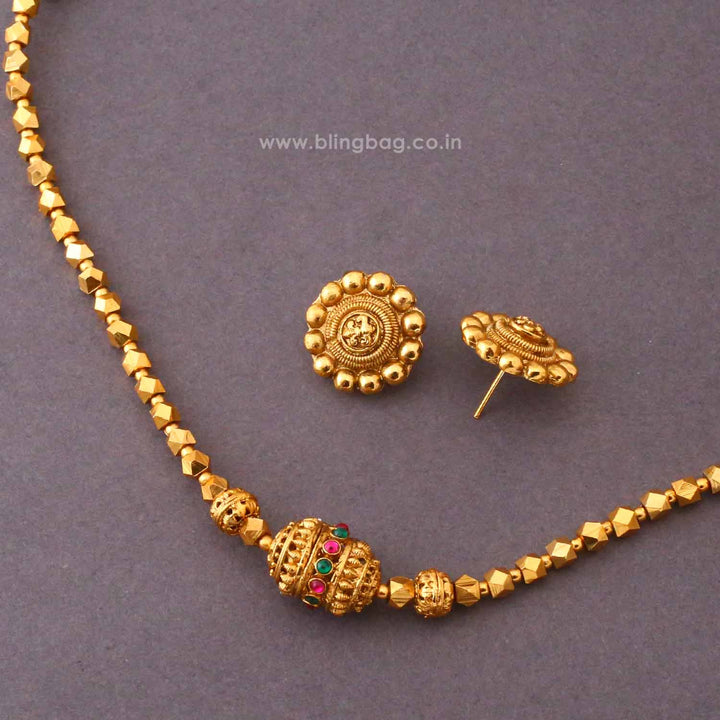 Multicolor Daira Antique Jewellery Set- New Arrival