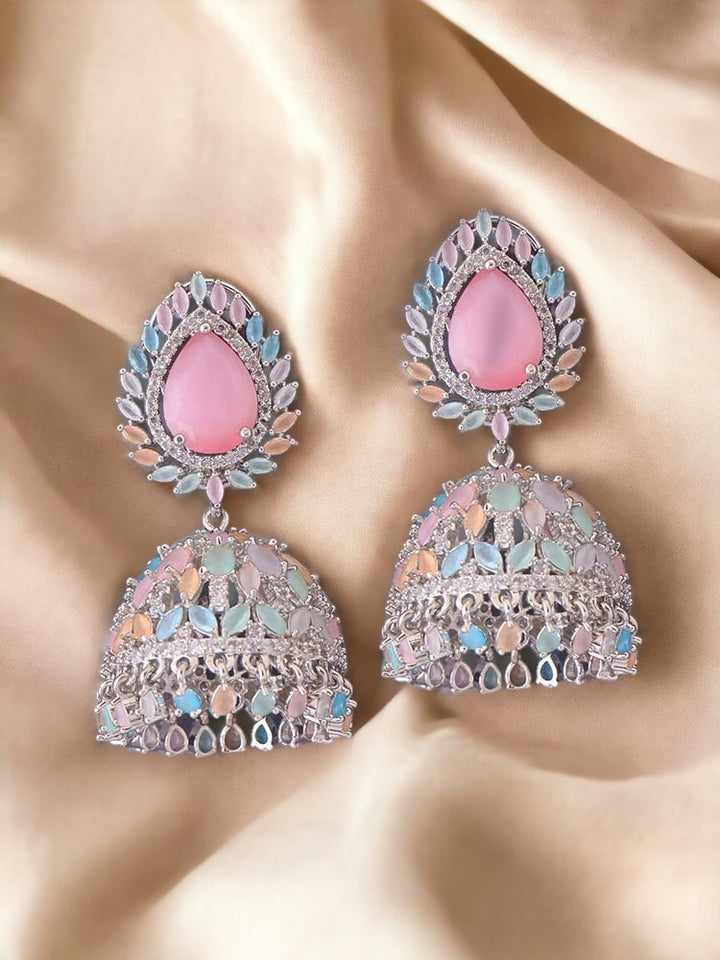 Multicolor Danielle Zirconia Jhumkis