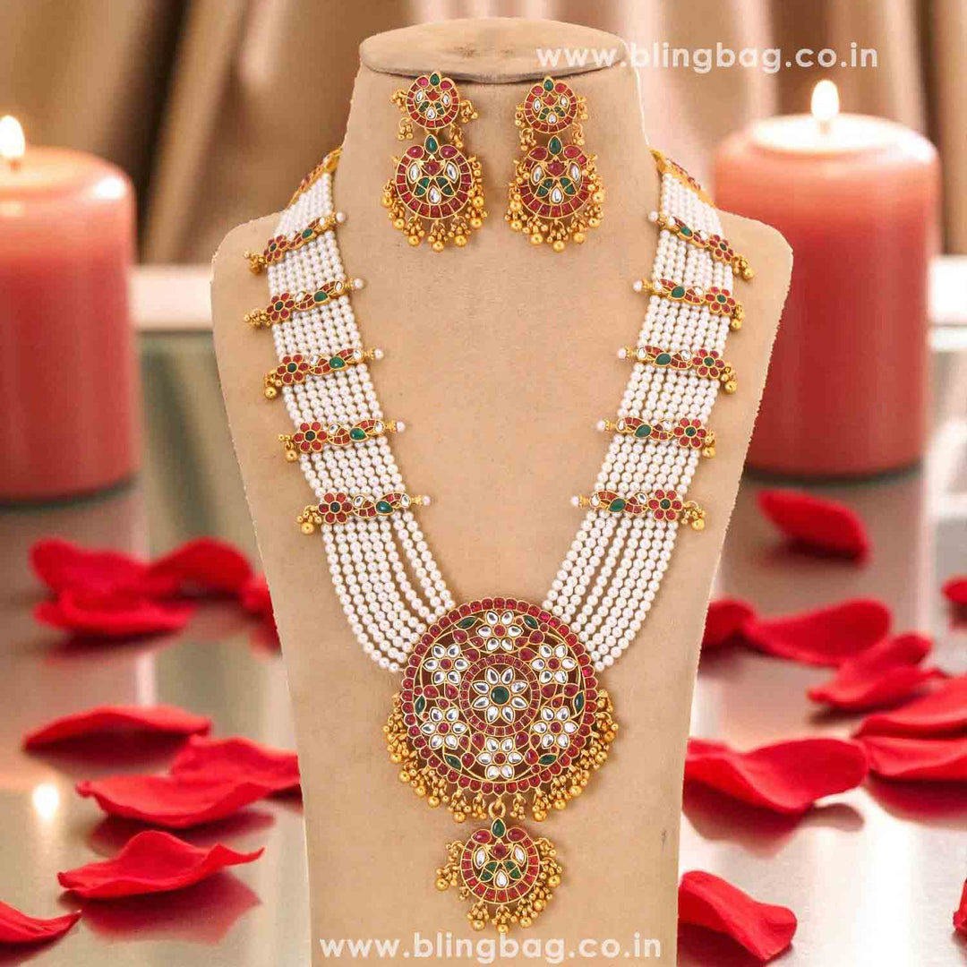 Multicolor Darshini  Antique Jewellery Set - New Arrival