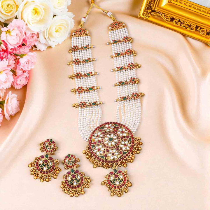 Multicolor Darshini  Antique Jewellery Set - New Arrival