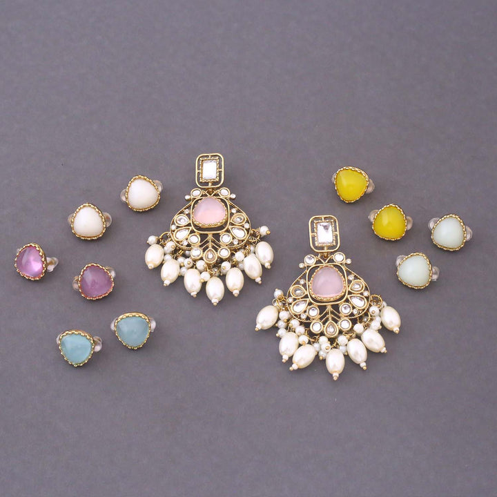 Multicolor Darya Color Changeable Danglers