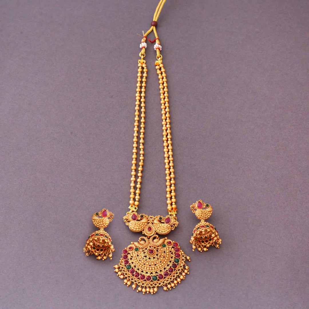Multicolor Davina Antique Pendant Set - New Arrival