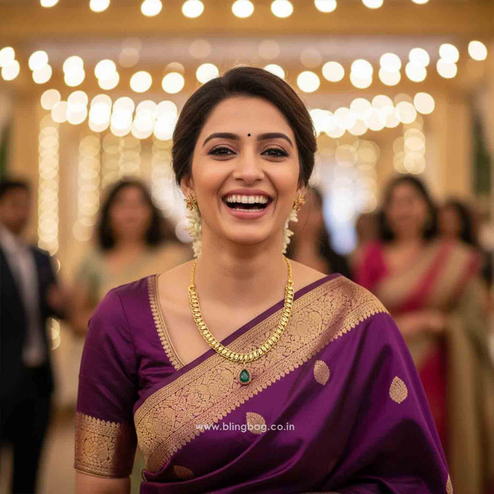 Multicolor Delphara Hasli Victorian Jewellery Set - New Arrival