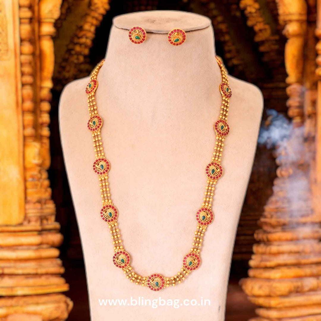 Multicolor Devang Antique Jewellery Set- New Arrival