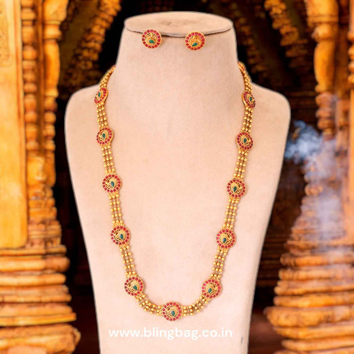 Multicolor Devang Antique Jewellery Set- New Arrival