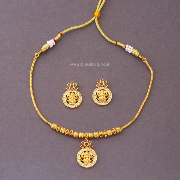 Multicolor Devanshi Temple Jewellery Set- New Arrival