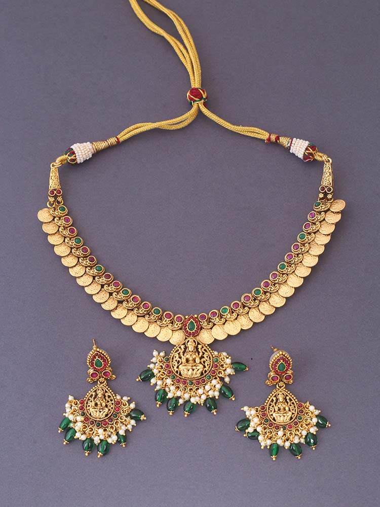 Multicolor Deveshi Jewellery Set