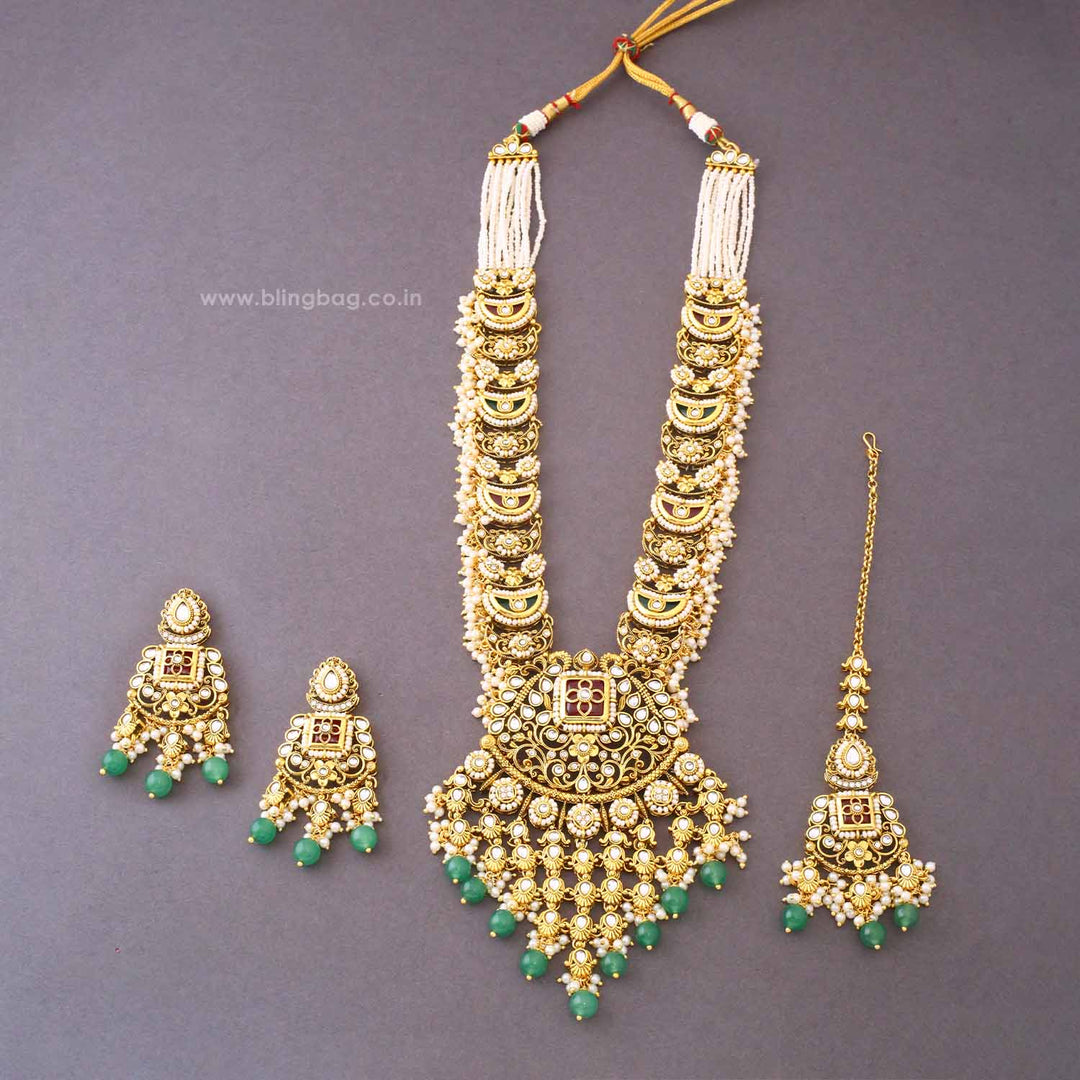 Multicolor Devikaara Kundan Jewellery Set - New Arrival