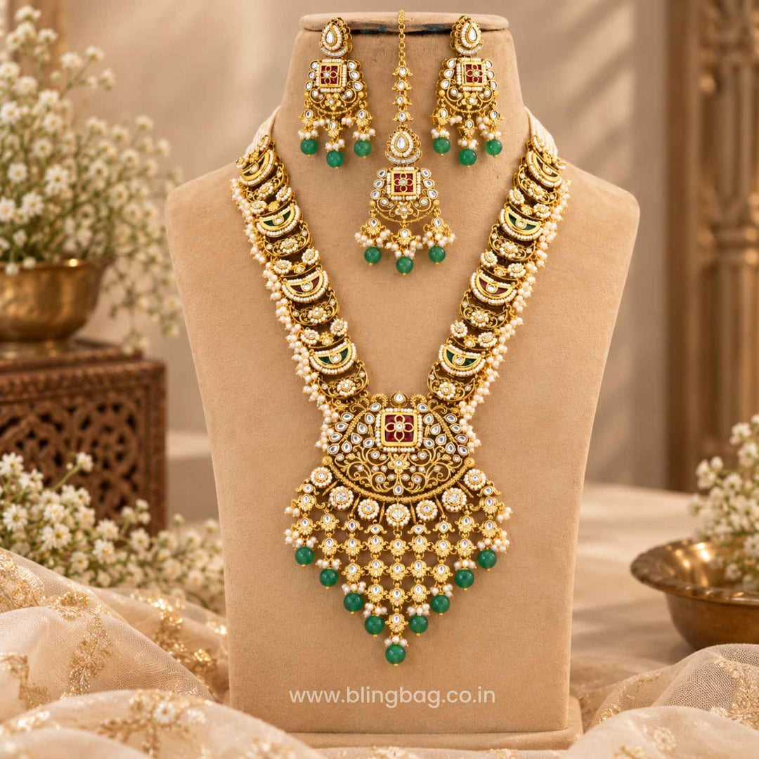 Multicolor Devikaara Kundan Jewellery Set - New Arrival