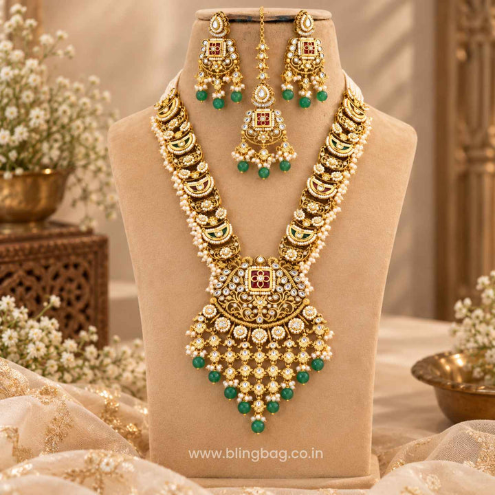 Multicolor Devikaara Kundan Jewellery Set - New Arrival