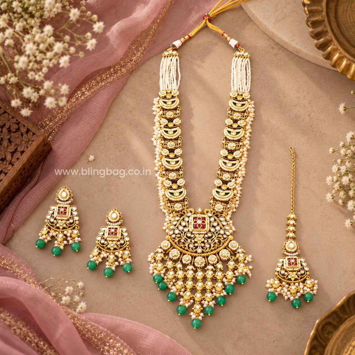 Multicolor Devikaara Kundan Jewellery Set - New Arrival