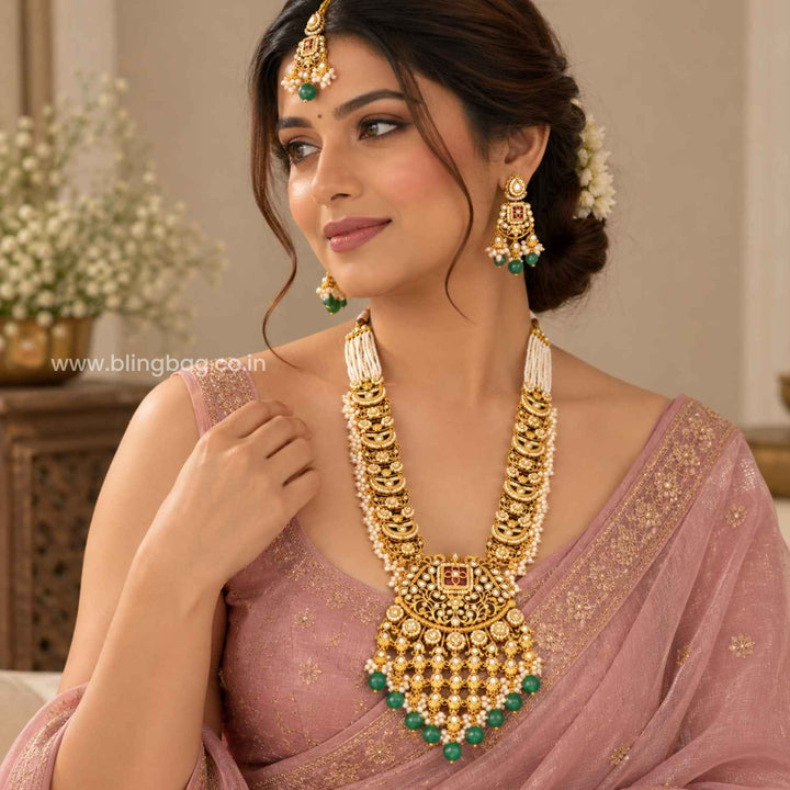 Multicolor Devikaara Kundan Jewellery Set - New Arrival