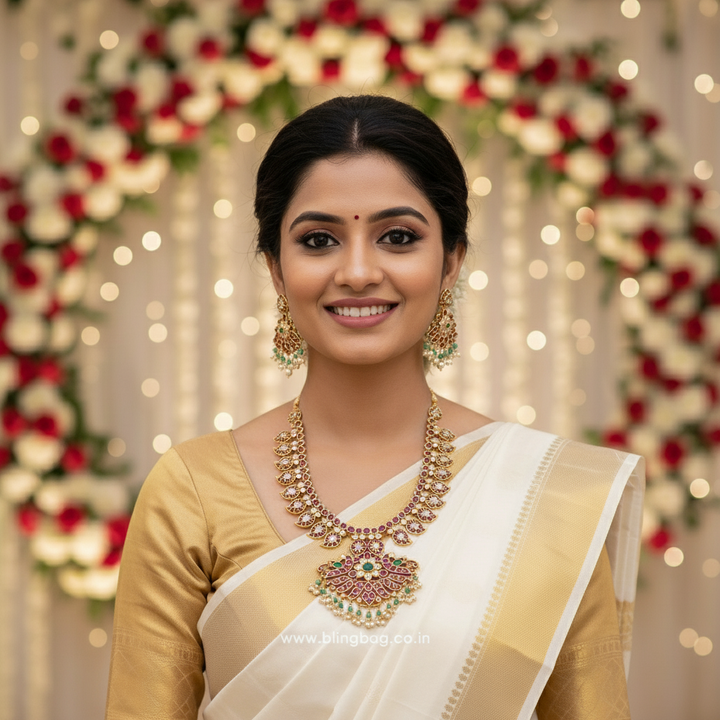 Multicolor Dhyana Antique Jewellery Set - New Arrival