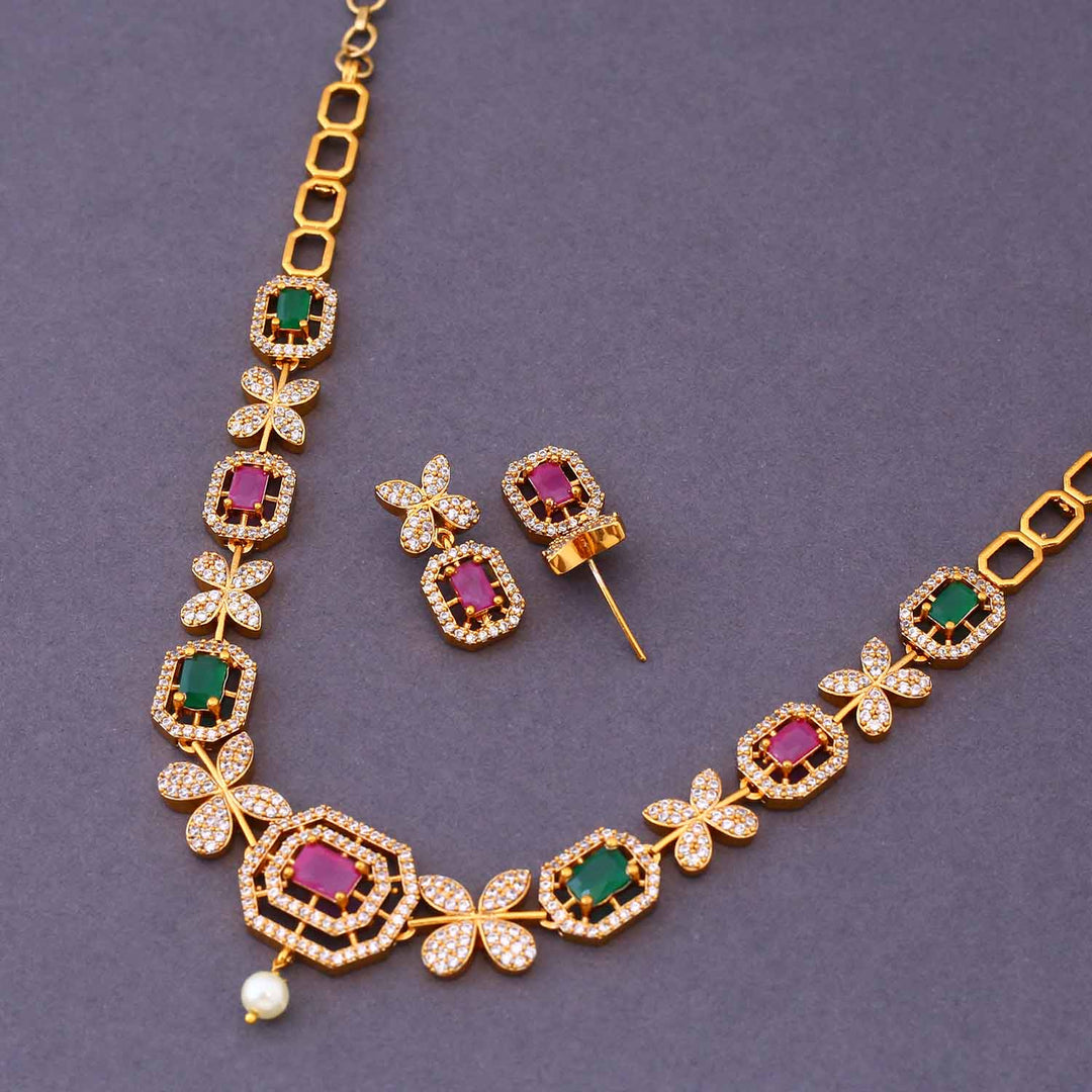 Multicolor Dirce Antique Jewellery Set - New Arrival