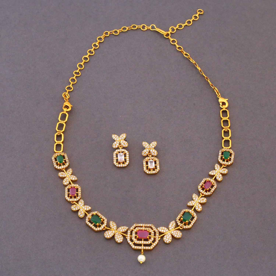 Multicolor Dirce Antique Jewellery Set - New Arrival