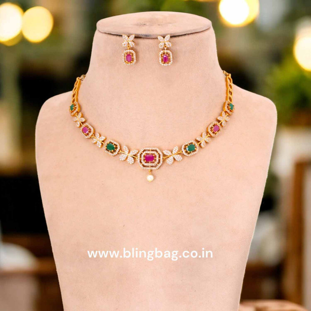 Multicolor Dirce Antique Jewellery Set - New Arrival